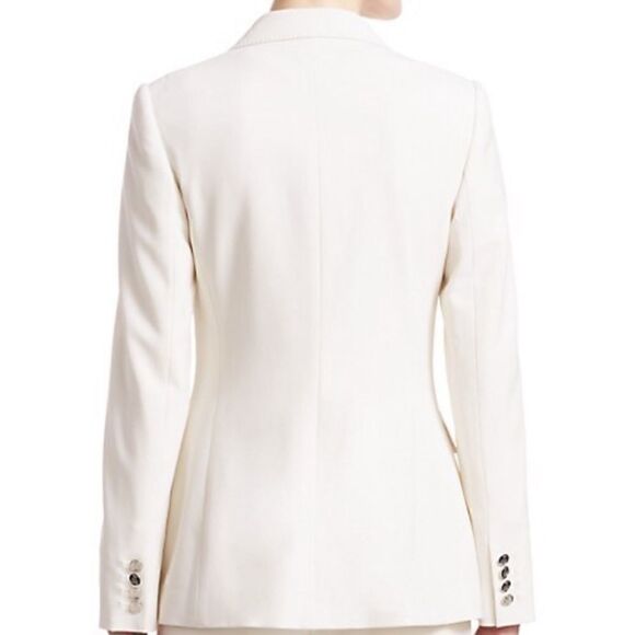 Ralph Lauren Collection ~ Ivory Stretch Wool Double Breasted Camden Blazer - Picture 15 of 16